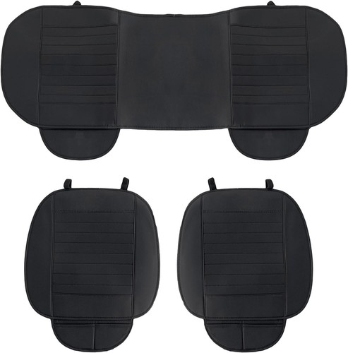 Coprisedile ecopelle nero - ecopelle,